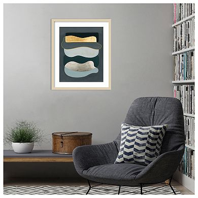 Underwater Coins II by Grace Popp Wood Framed Wall Art Print