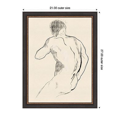 The Athlete by Roberto Moro Wood Framed Wall Art Print