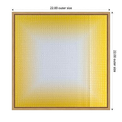 Stimulating Squares IV by Michael Willett Framed Canvas Wall Art Print