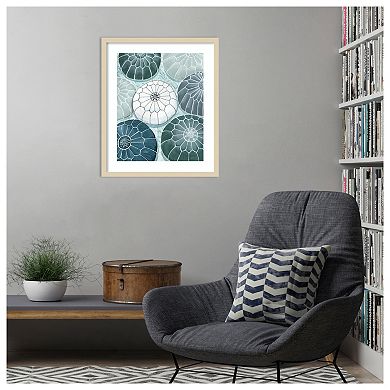 Moroccan Street Poufs by Yvette St. Wood Framed Wall Art Print
