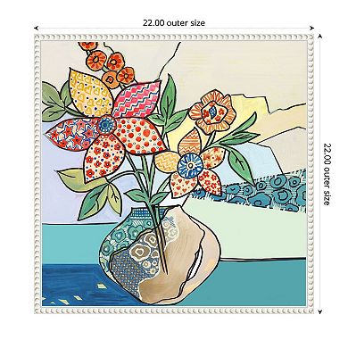 Fresh Picks by Lera Framed Canvas Wall Art Print