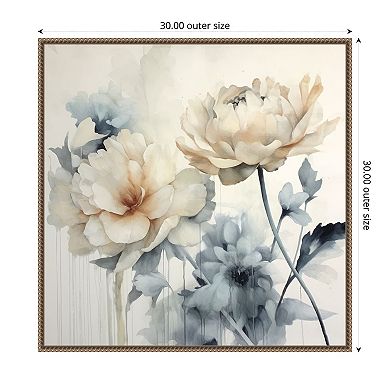Blooms of Inspiration II by Lazar studio Framed Canvas Wall Art Print