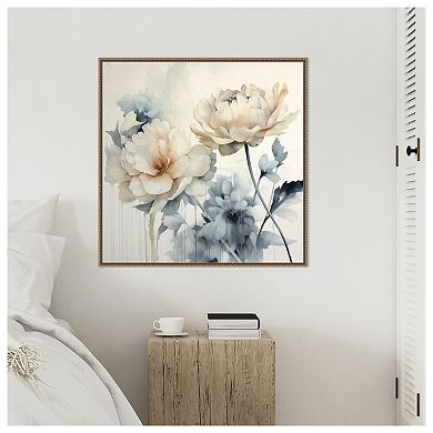 Blooms of Inspiration II by Lazar studio Framed Canvas Wall Art Print