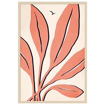 Ophelia Rose by Eins Kubistika Wood Framed Wall Art Print