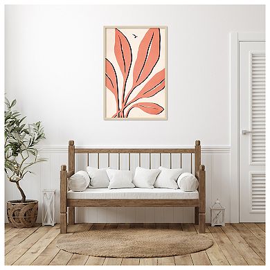 Ophelia Rose by Eins Kubistika Wood Framed Wall Art Print