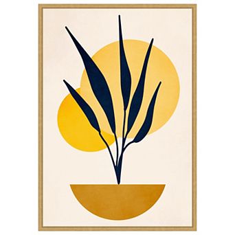 Copenhagen 1978 Study No 5 by Eins Kubistika Framed Canvas Wall Art Print