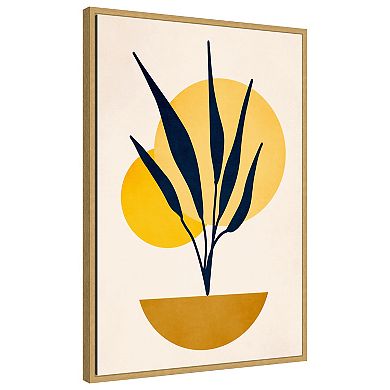 Copenhagen 1978 Study No 5 by Eins Kubistika Framed Canvas Wall Art Print