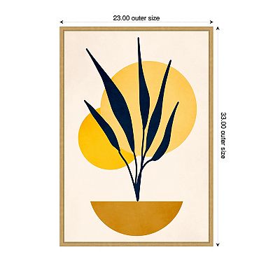 Copenhagen 1978 Study No 5 by Eins Kubistika Framed Canvas Wall Art Print