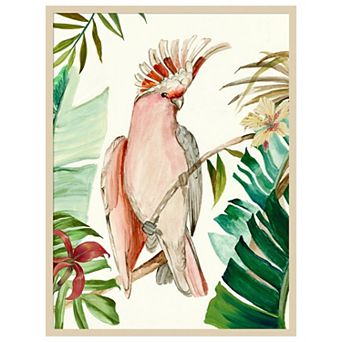 Tropical Bird I by Aimee Wilson Wood Framed Wall Art Print