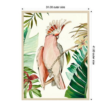 Tropical Bird I by Aimee Wilson Wood Framed Wall Art Print