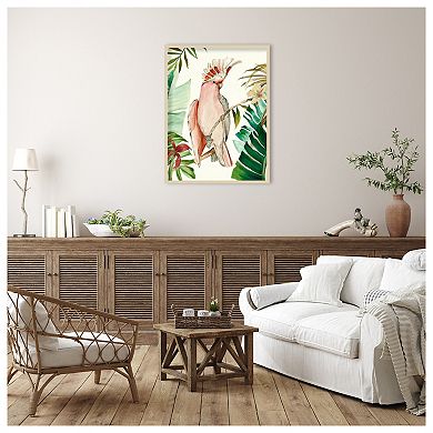 Tropical Bird I by Aimee Wilson Wood Framed Wall Art Print