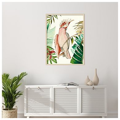 Tropical Bird I by Aimee Wilson Wood Framed Wall Art Print