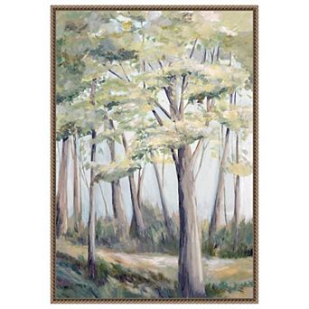 Verdant Canopy by Hannah Dawson Framed Canvas Wall Art Print