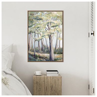 Verdant Canopy by Hannah Dawson Framed Canvas Wall Art Print