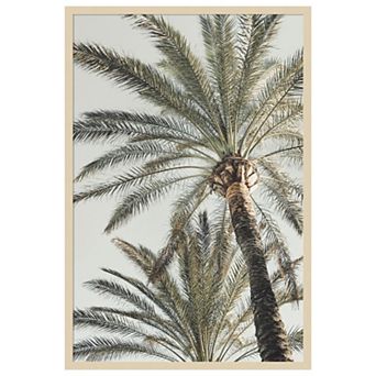 Palm 005 by Pictufy Studio III Wood Framed Wall Art Print