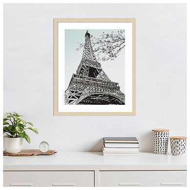 Spring in Paris I by Melissa W. Wood Framed Wall Art Print