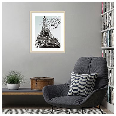 Spring in Paris I by Melissa W. Wood Framed Wall Art Print