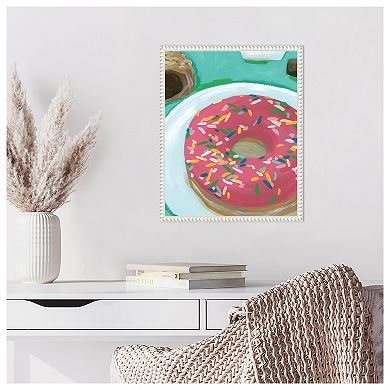 Breakfast of Champions II by June Erica Vess Framed Canvas Wall Art Print
