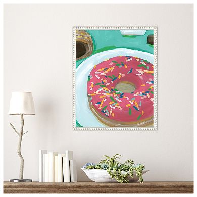 Breakfast of Champions II by June Erica Vess Framed Canvas Wall Art Print