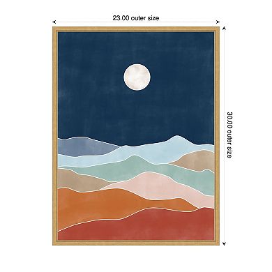 Print 18 by Elena Ristova Framed Canvas Wall Art Print