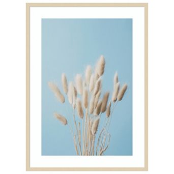 Bunny Grass No 3 by Pictufy Studio III Wood Framed Wall Art Print
