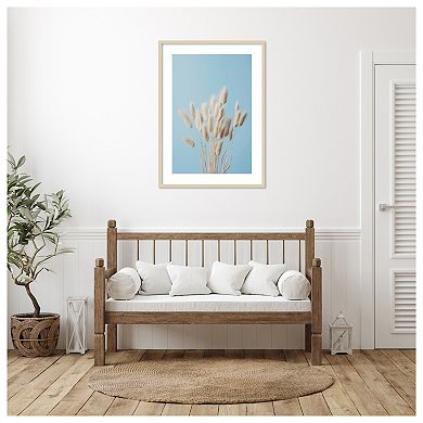 Bunny Grass No 3 by Pictufy Studio III Wood Framed Wall Art Print