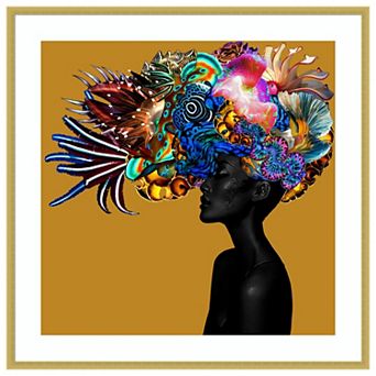 Crowning Glory II by Lolita Lorenzo Wood Framed Wall Art Print