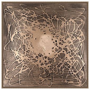 Neuron in Champagne by Michael Willett Framed Canvas Wall Art Print
