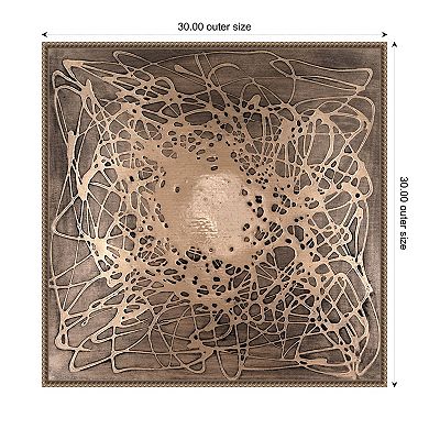 Neuron in Champagne by Michael Willett Framed Canvas Wall Art Print