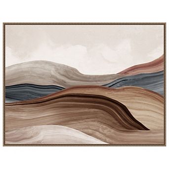 Silent Grand Canyon by Luna Mavis Framed Canvas Wall Art Print