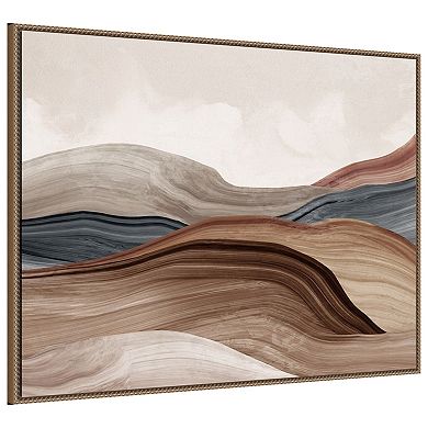 Silent Grand Canyon by Luna Mavis Framed Canvas Wall Art Print
