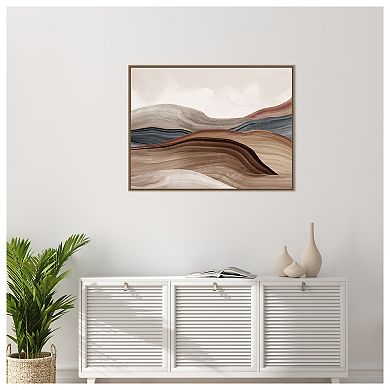 Silent Grand Canyon by Luna Mavis Framed Canvas Wall Art Print