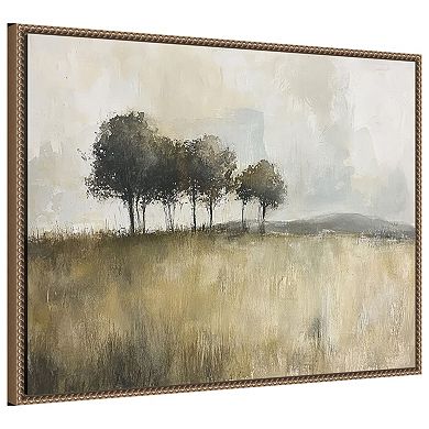 Woodland Trees by Mona Grace Framed Canvas Wall Art Print