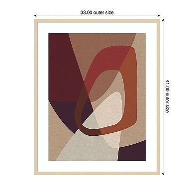 Pictura 1 by Design Fabrikken Wood Framed Wall Art Print