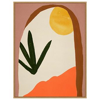 New Day I by Melissa W Framed Canvas Wall Art Print