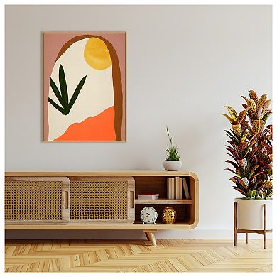 New Day I by Melissa W Framed Canvas Wall Art Print