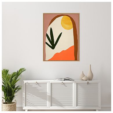 New Day I by Melissa W Framed Canvas Wall Art Print