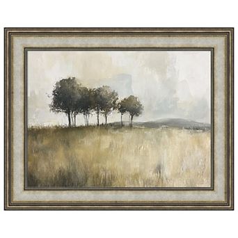 Woodland Trees by Mona Grace Wood Framed Wall Art Print