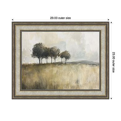 Woodland Trees by Mona Grace Wood Framed Wall Art Print