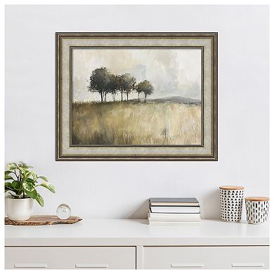 Woodland Trees by Mona Grace Wood Framed Wall Art Print
