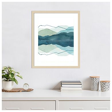 Icicle Range II by Grace Popp Wood Framed Wall Art Print