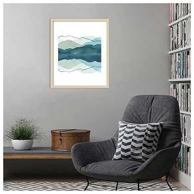 Icicle Range II by Grace Popp Wood Framed Wall Art Print