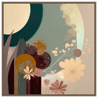 Modern Swift by Bella Eve Framed Canvas Wall Art Print