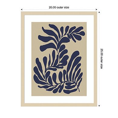 Seaweed by Dan Hobday Wood Framed Wall Art Print