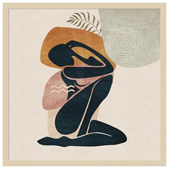 Lady by Emel Tunaboylu Wood Framed Wall Art Print