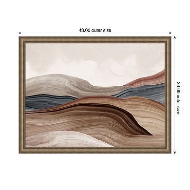 Silent Grand Canyon by Luna Mavis Wood Framed Wall Art Print
