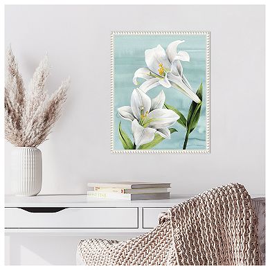 Peaceful Lilies I by Grace Popp Framed Canvas Wall Art Print