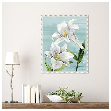 Peaceful Lilies I by Grace Popp Framed Canvas Wall Art Print