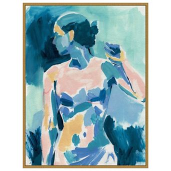 Loose Expressive Figure II by Victoria Barnes Framed Canvas Wall Art Print
