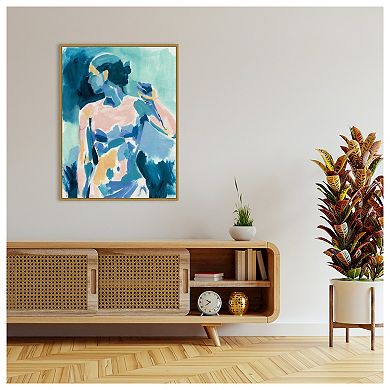Loose Expressive Figure II by Victoria Barnes Framed Canvas Wall Art Print